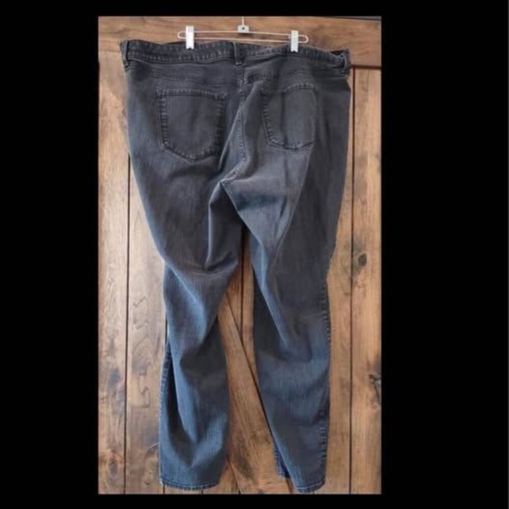 2X size 24 Plus Long Old Navy Black Jeans 29” Inseam C7119